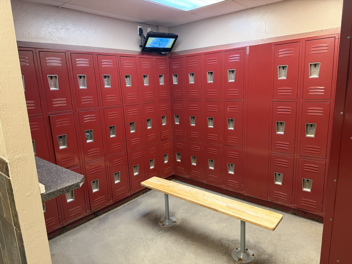 Locker room